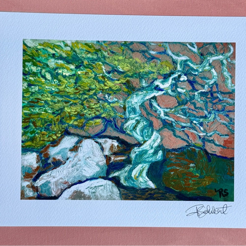 Juniper Tree Artwork, Giclee Fine Art Print, Hand Signed - Picture 6 of 8